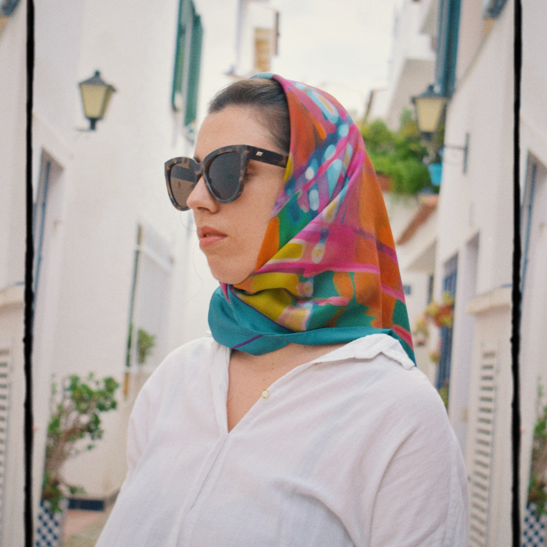 Spring Silk Square 90 cm