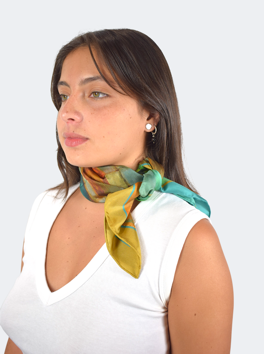 Pañuelo de Seda "Campos Nocturnos"