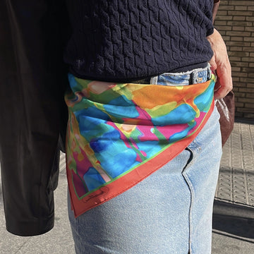 Summer Carnival Silk Scarf