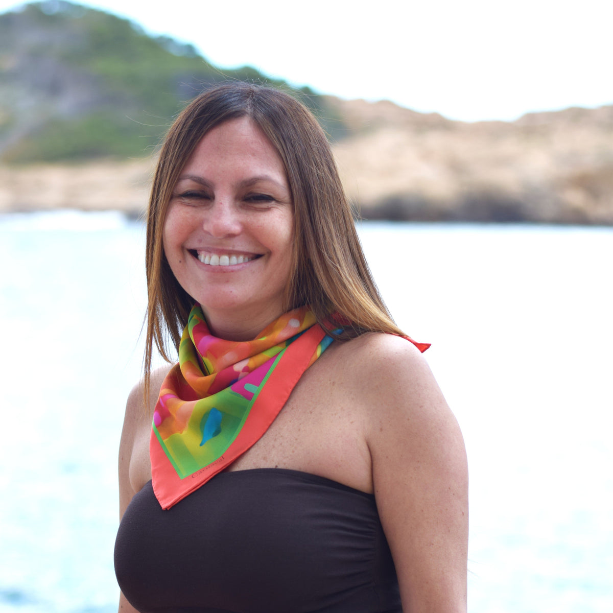 Summer Carnival Silk Scarf