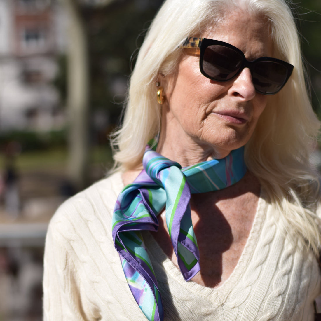 “Moradis” Pañuelo de Seda