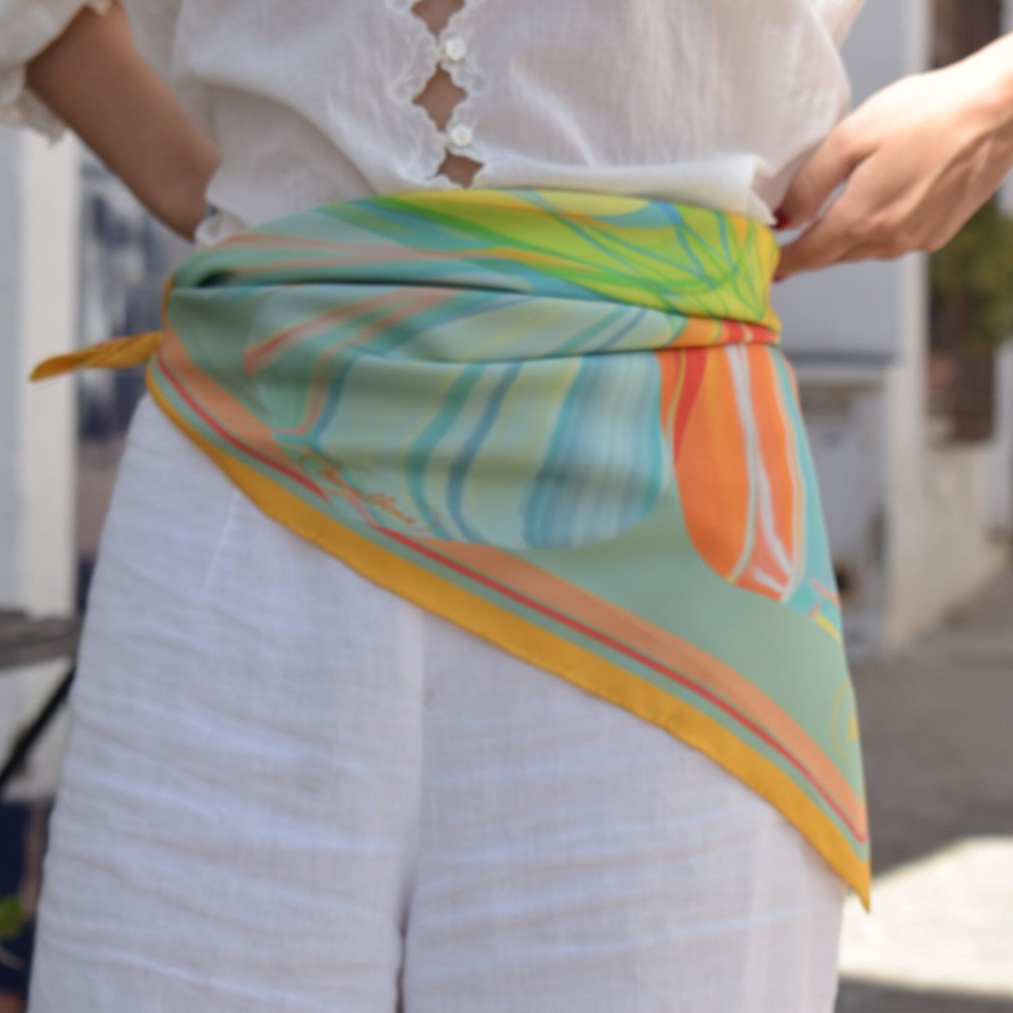 Pañuelo de seda “Solaris”