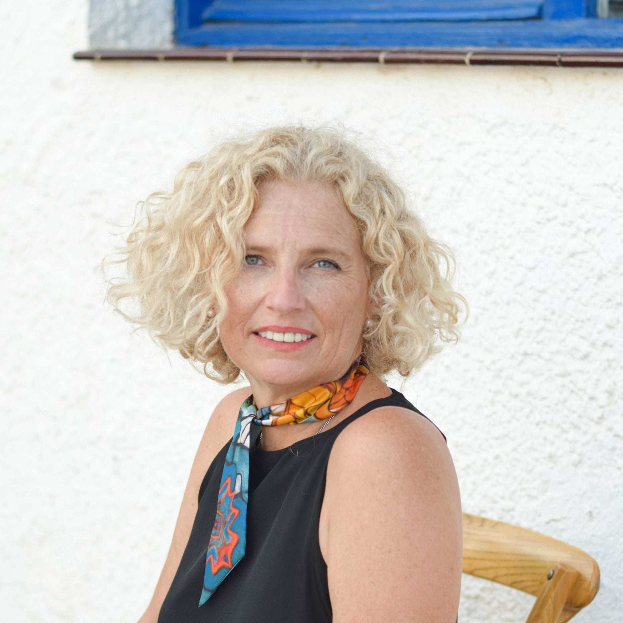 Stained Glass Thin Silk Tie