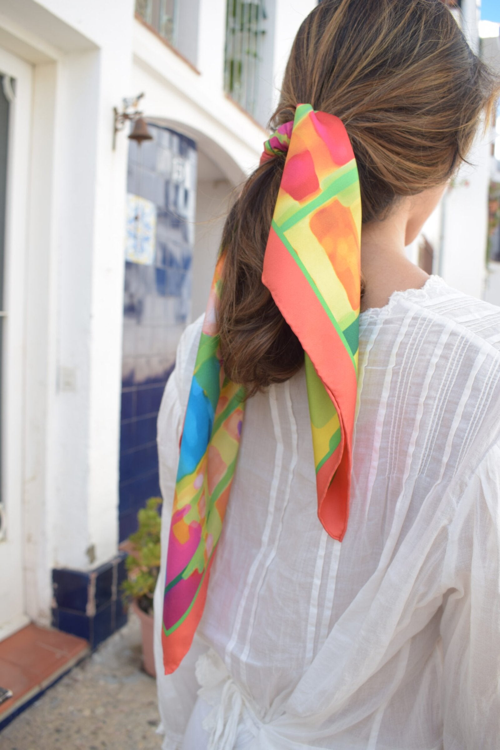 Summer Carnival Silk Scarf