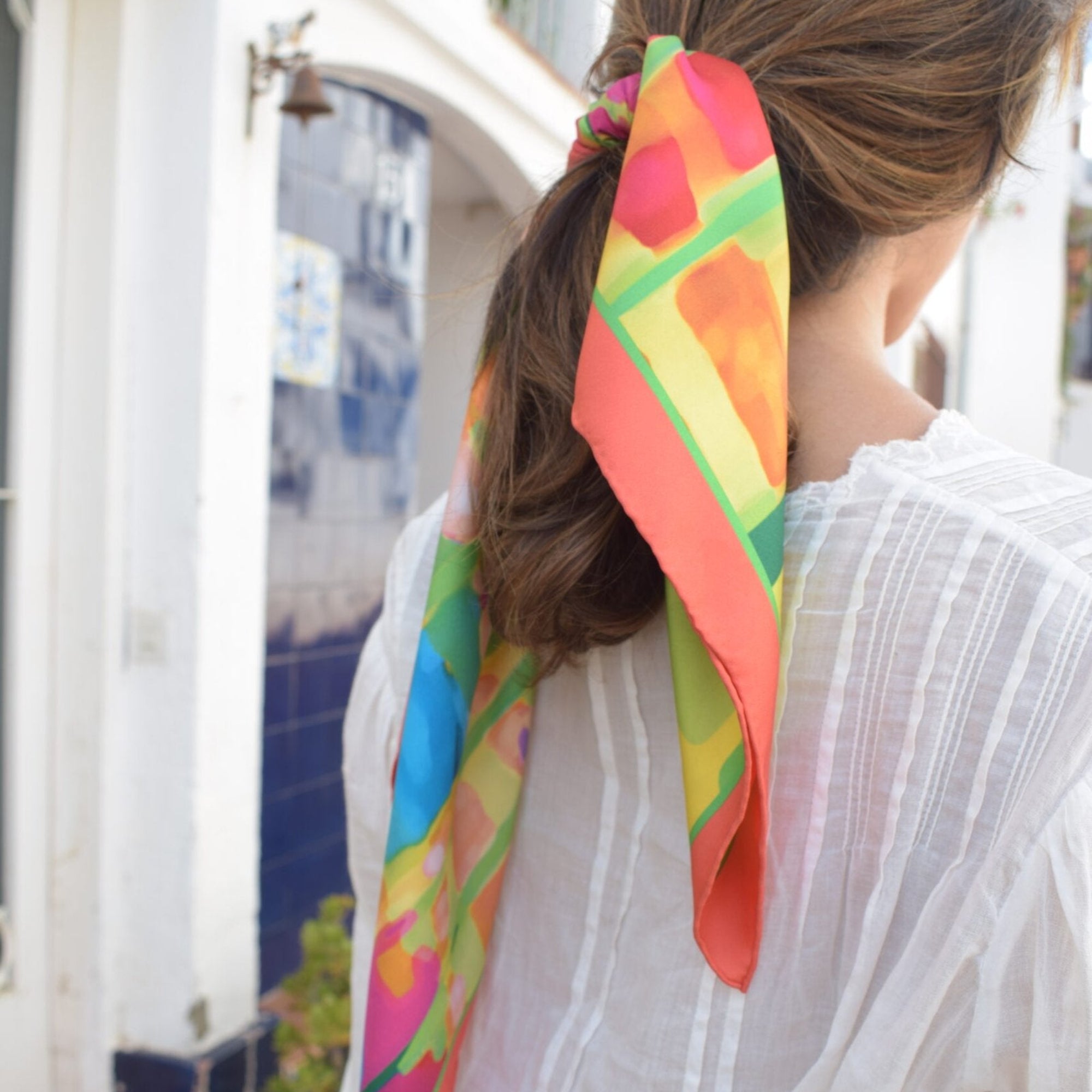 Summer Carnival Silk Scarf