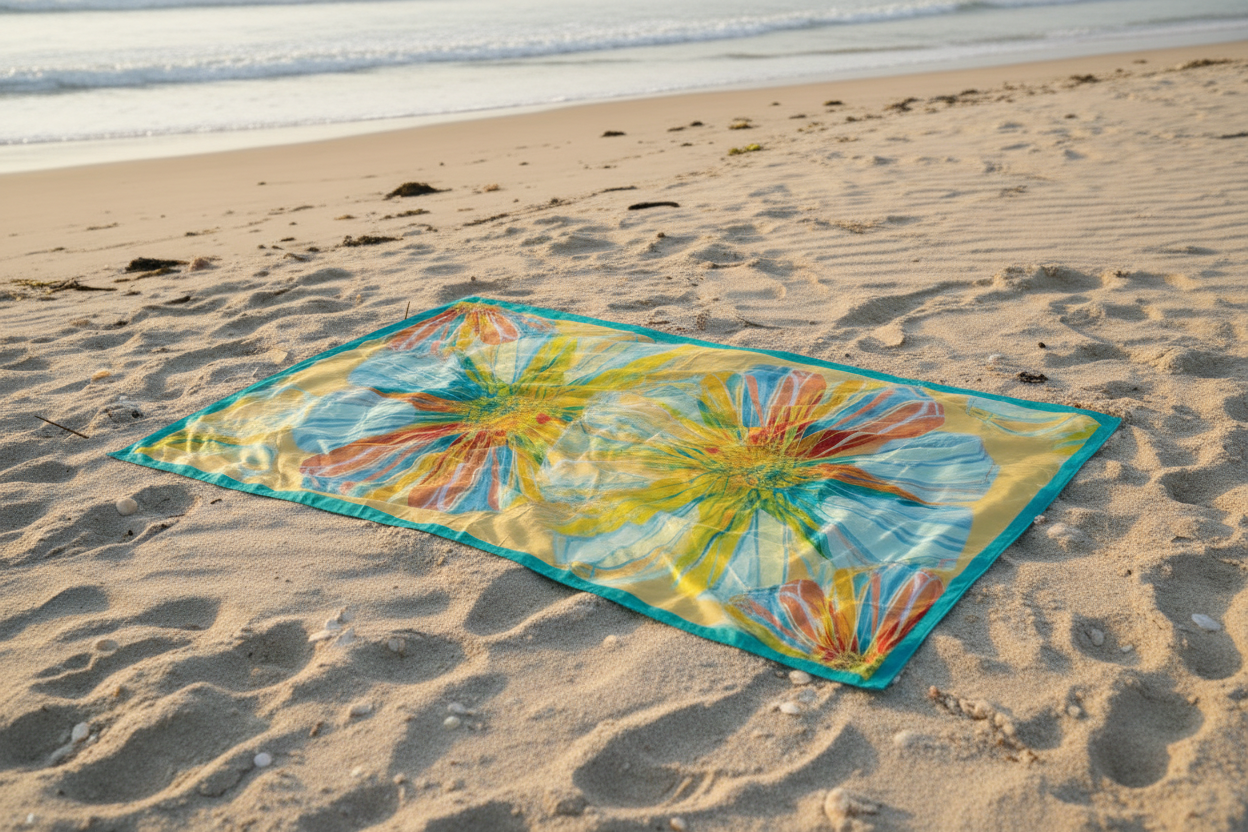 "Moradis" Silk Handkerchief (Peru)