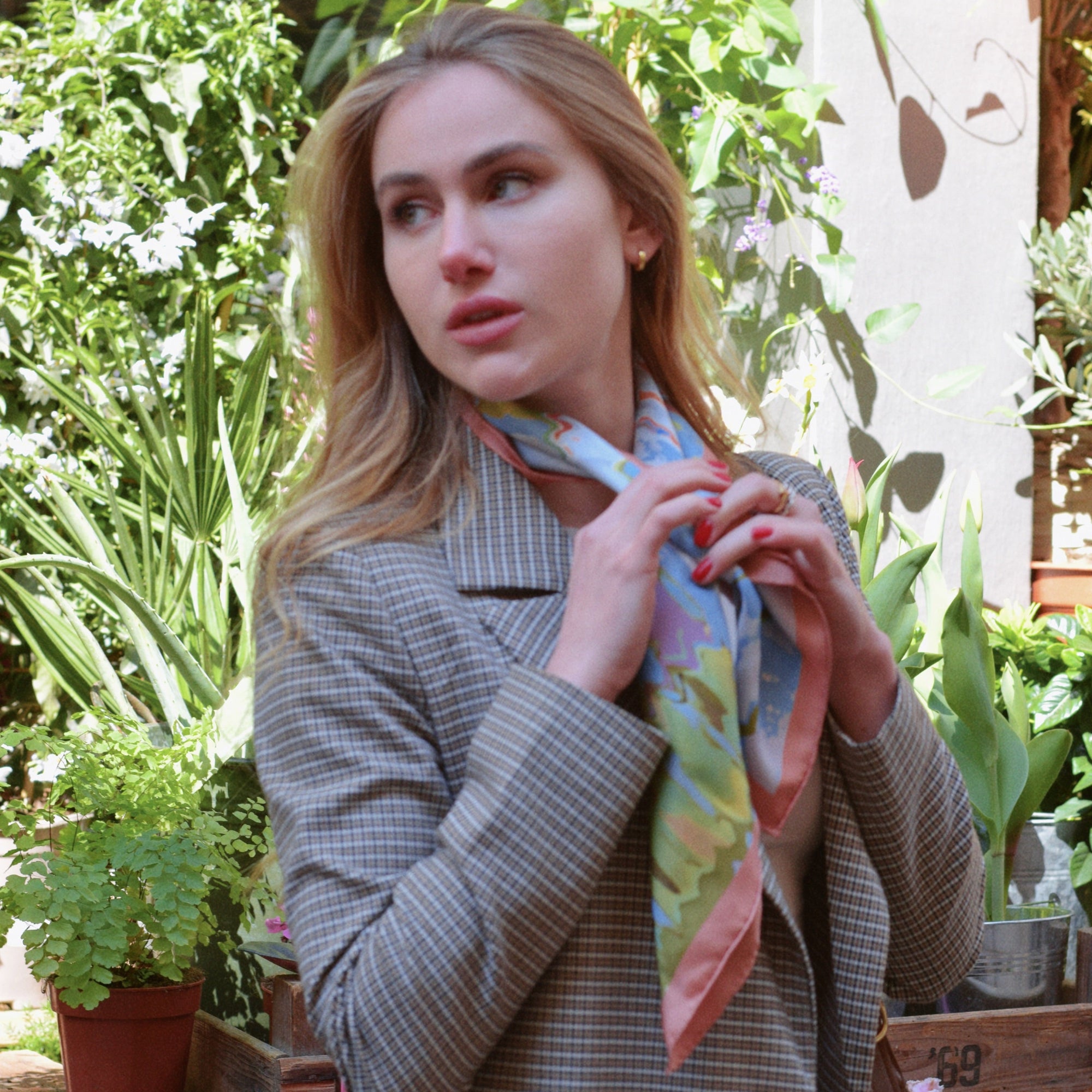 Pañuelo de Seda Estiu 70 cm