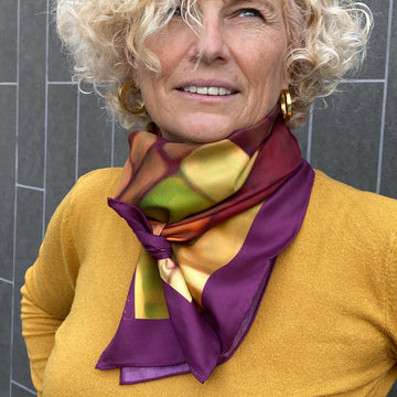 Foulard de Seda Ocaso 90