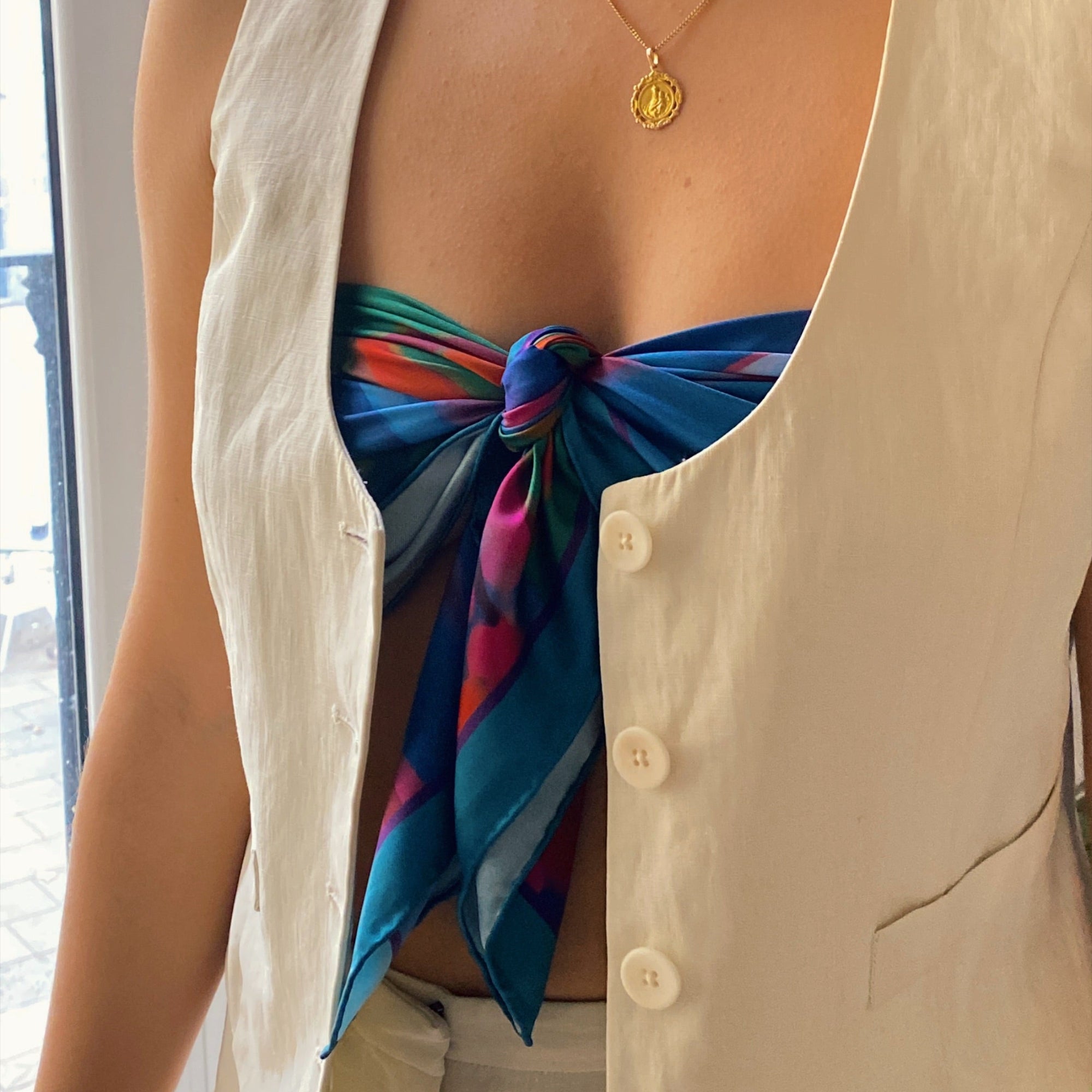 Spring Silk Square 90 cm