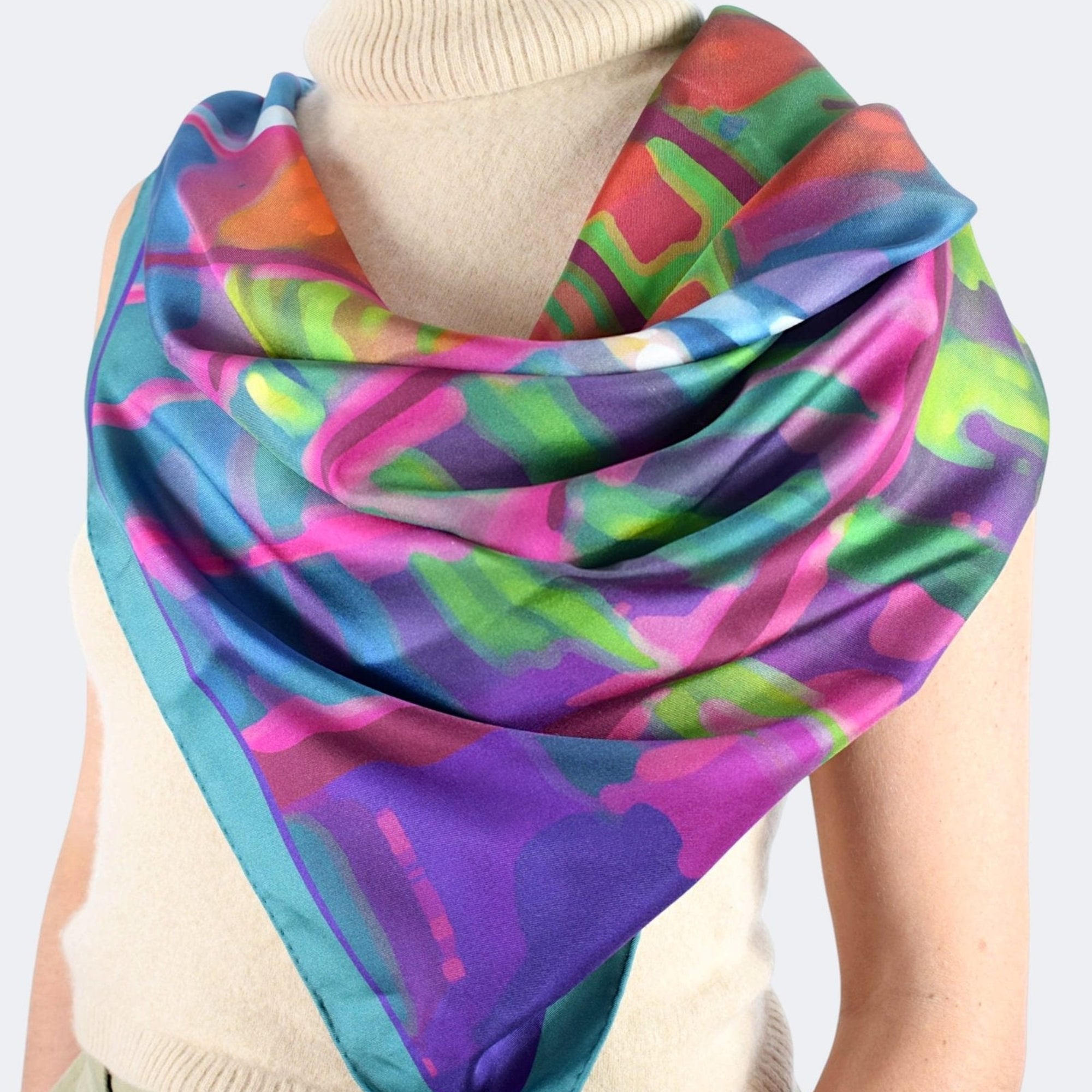 Spring Silk Square 90 cm