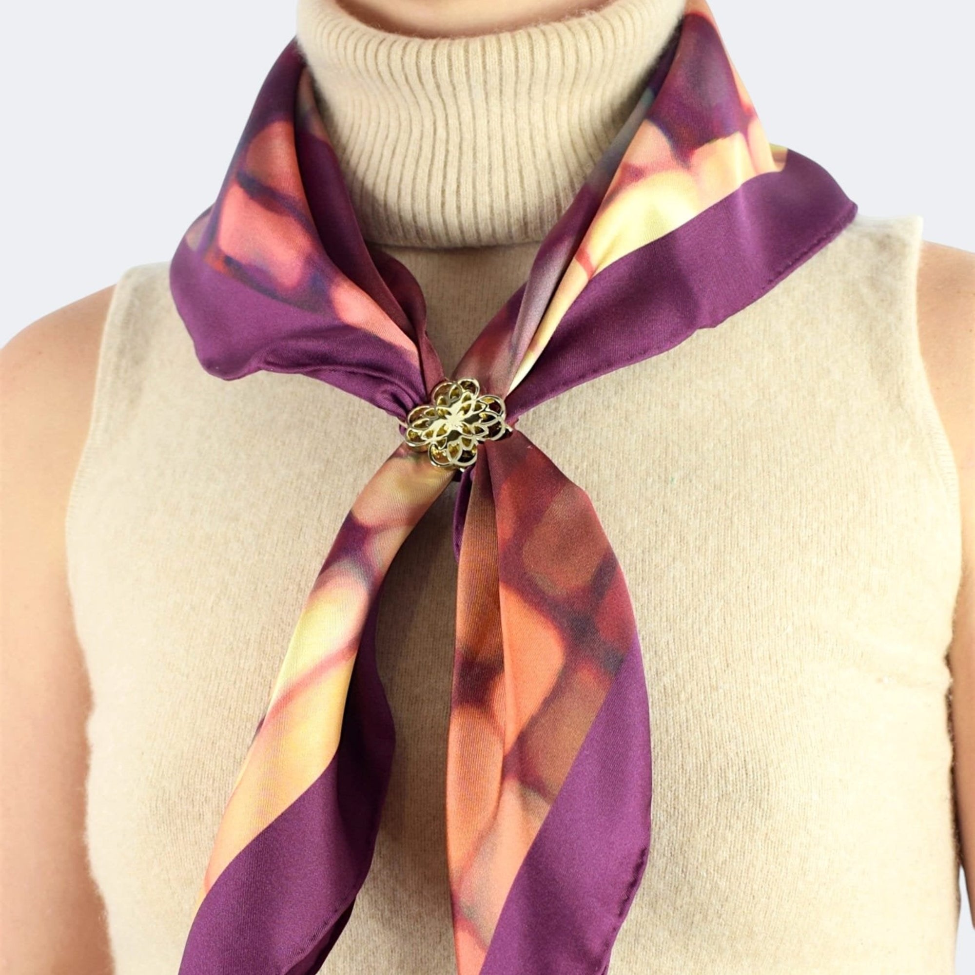 Foulard de Seda Ocaso 90