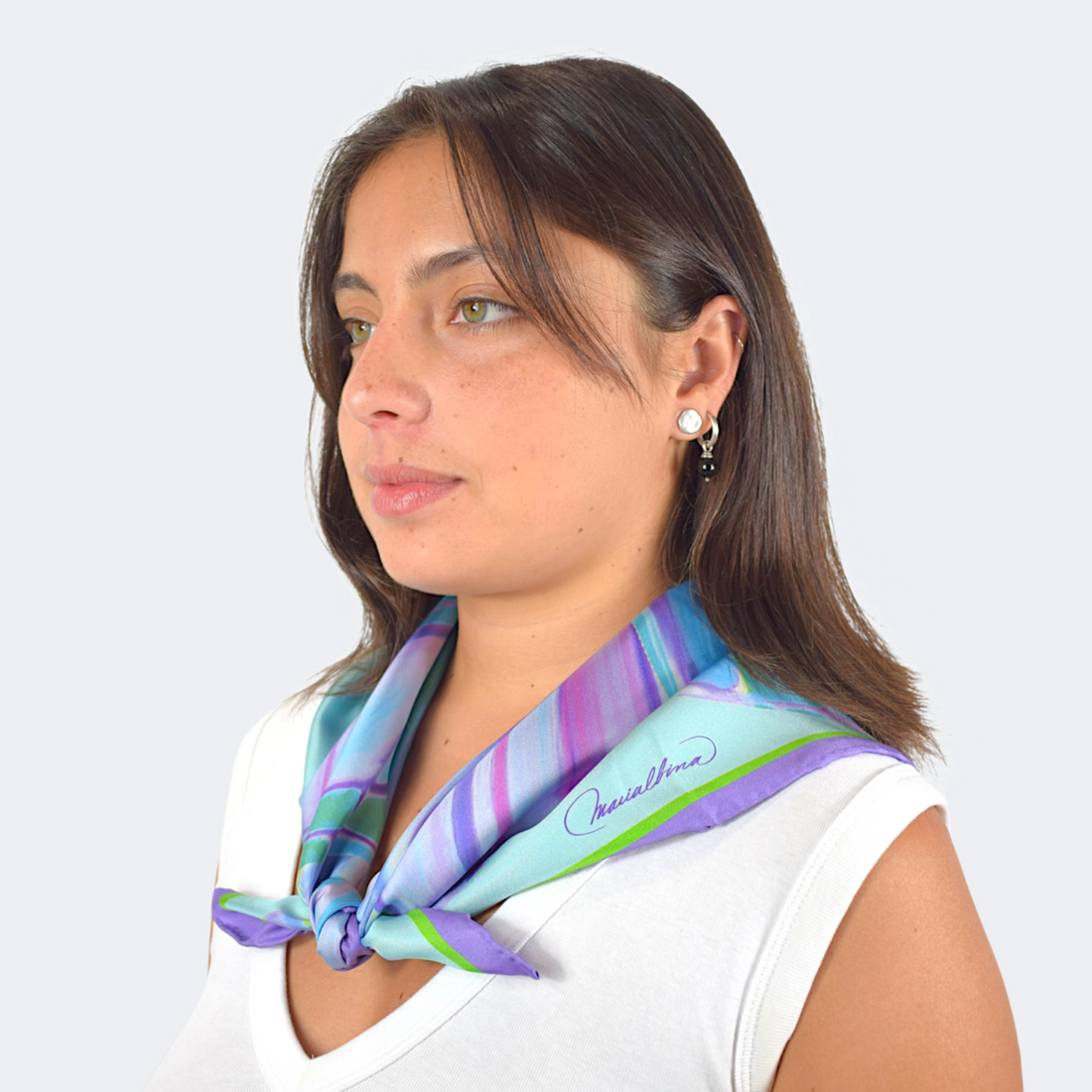 “Moradis” Pañuelo de Seda