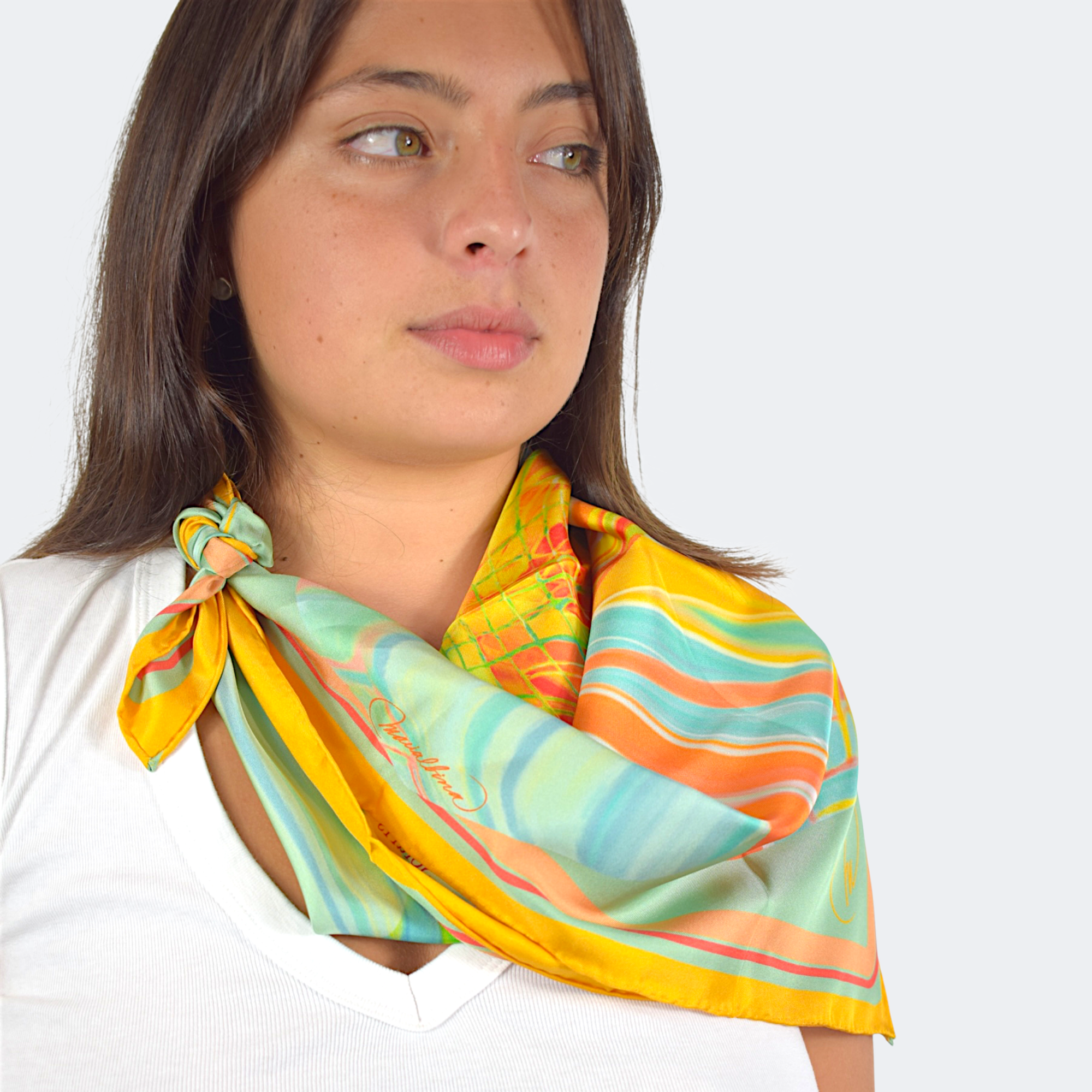 Pañuelo de seda “Solaris”