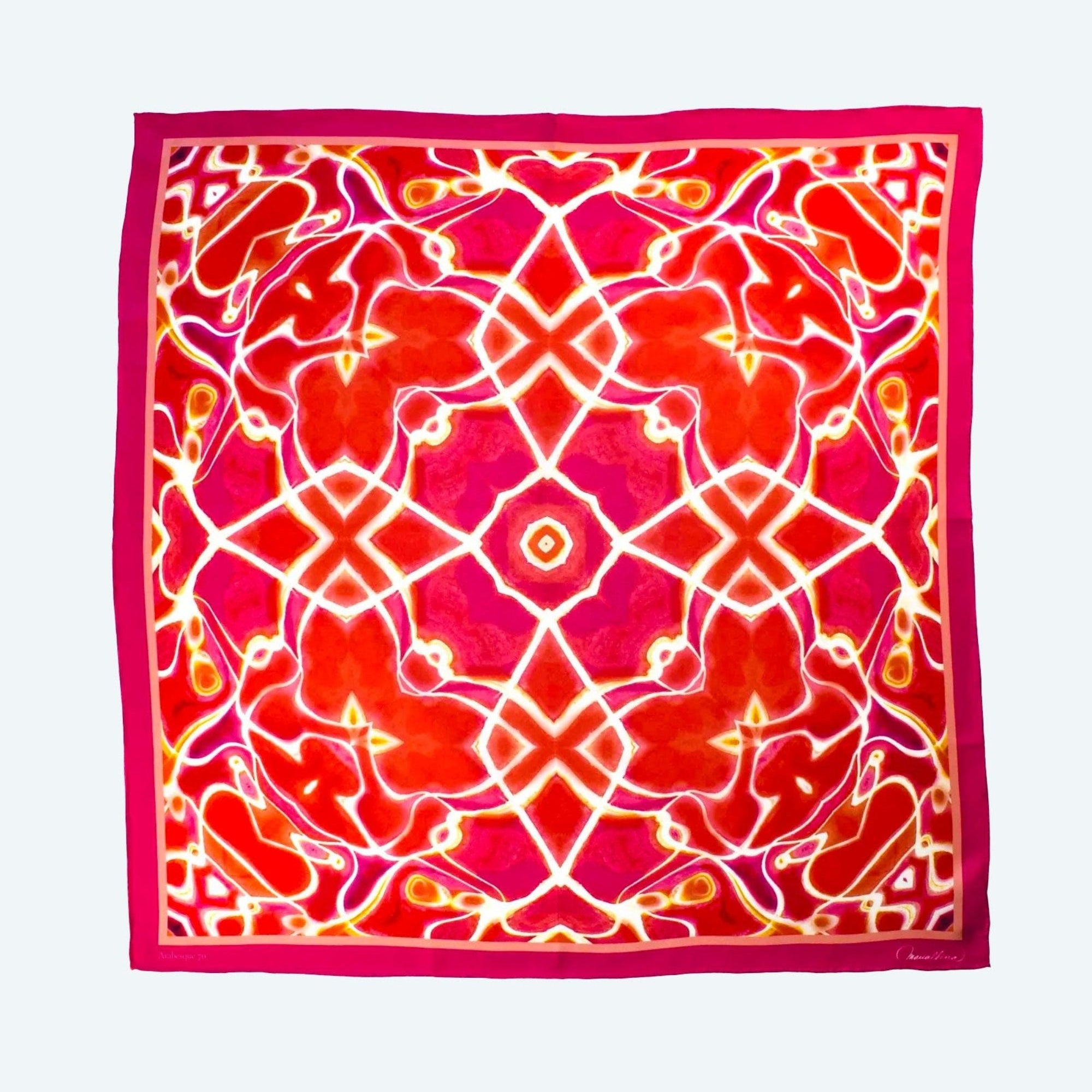 Pañuelo de Seda Arabesque 70 cm