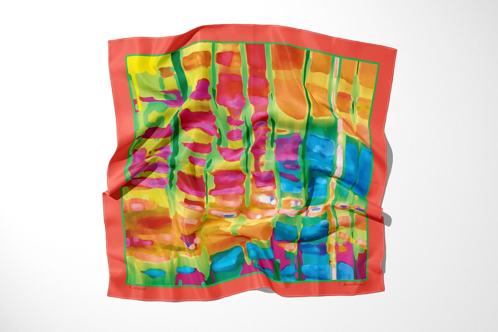 Summer Carnival Silk Scarf
