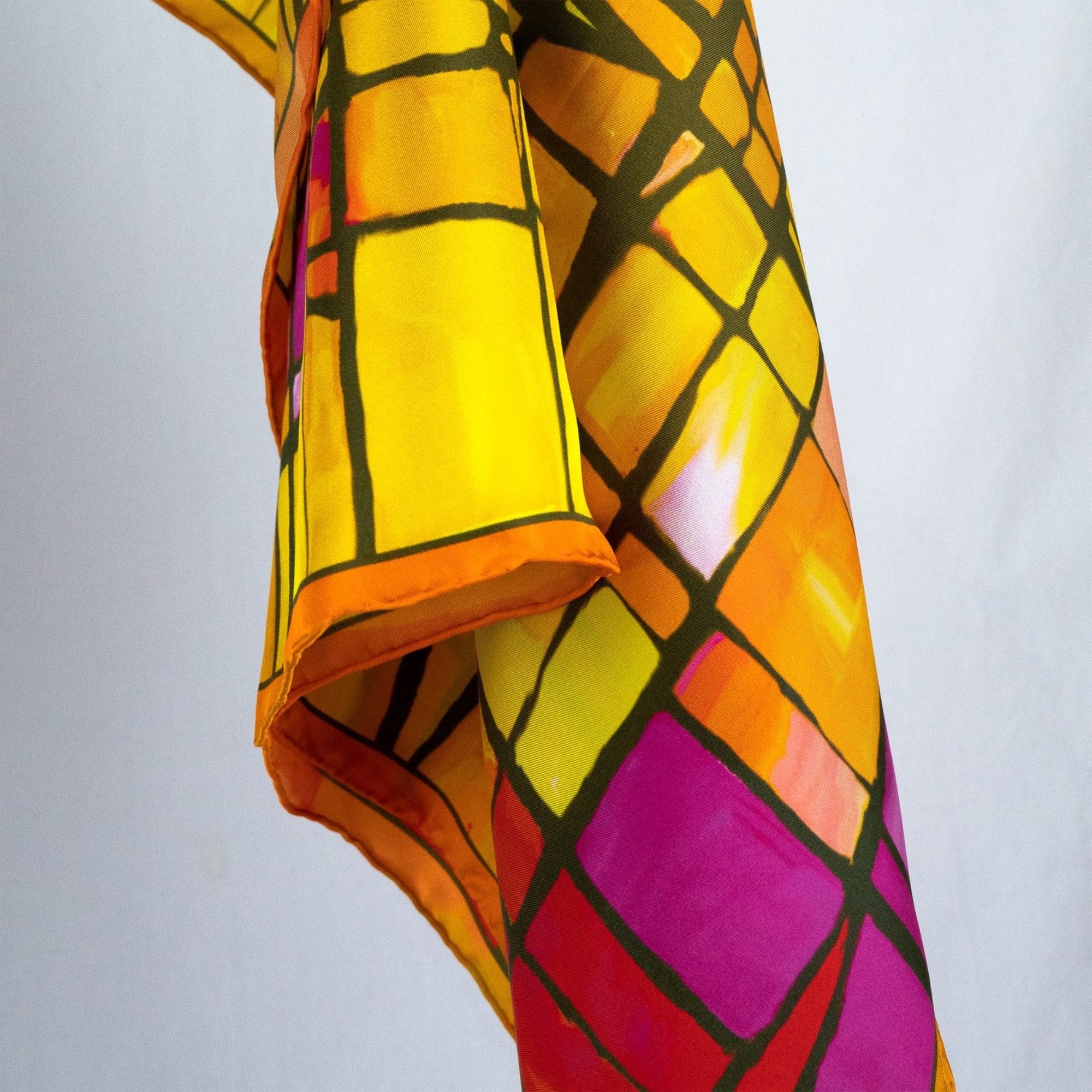 Carré Mosaic Silk Scarf 