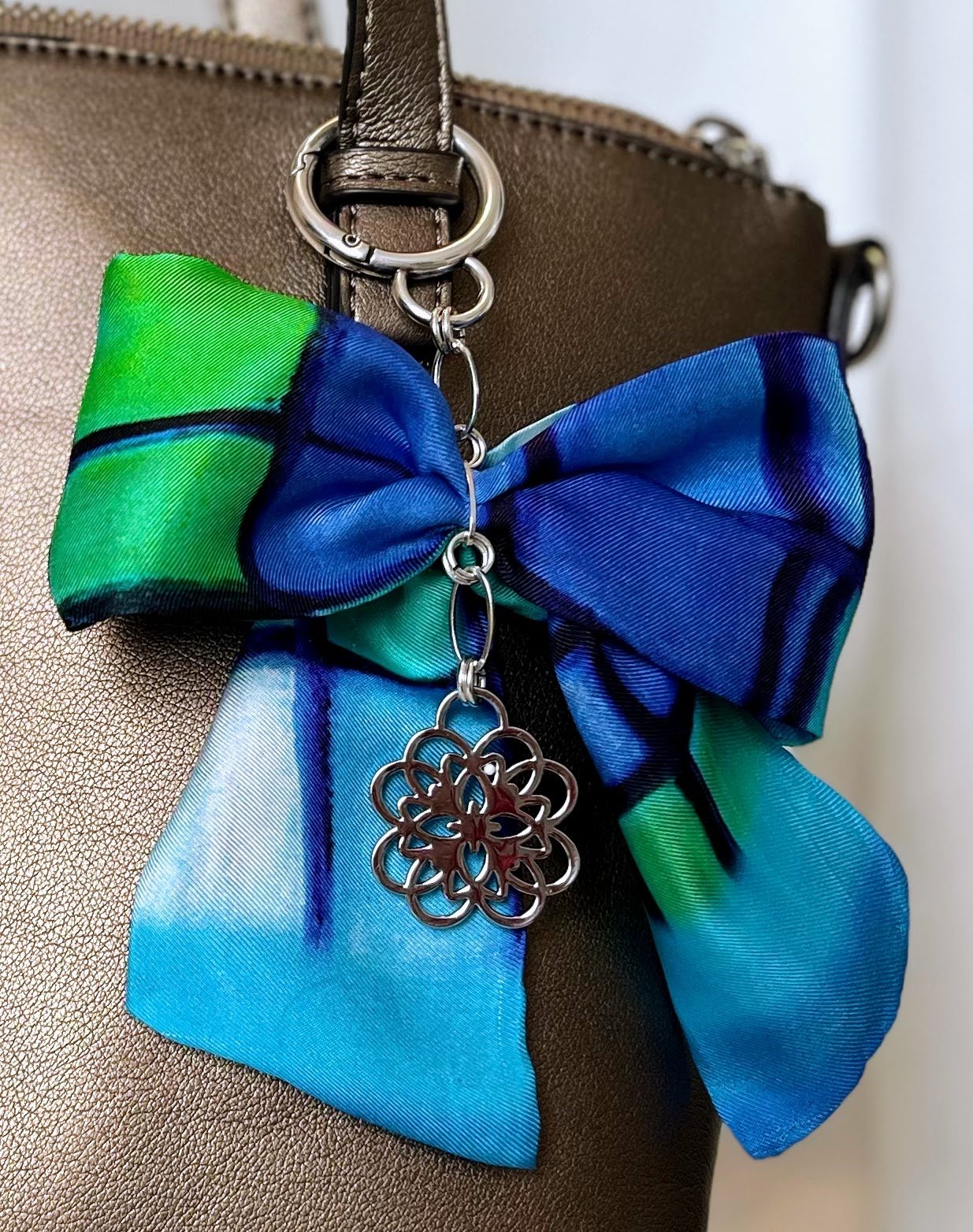 Llavero Mini Anagrama Plateado