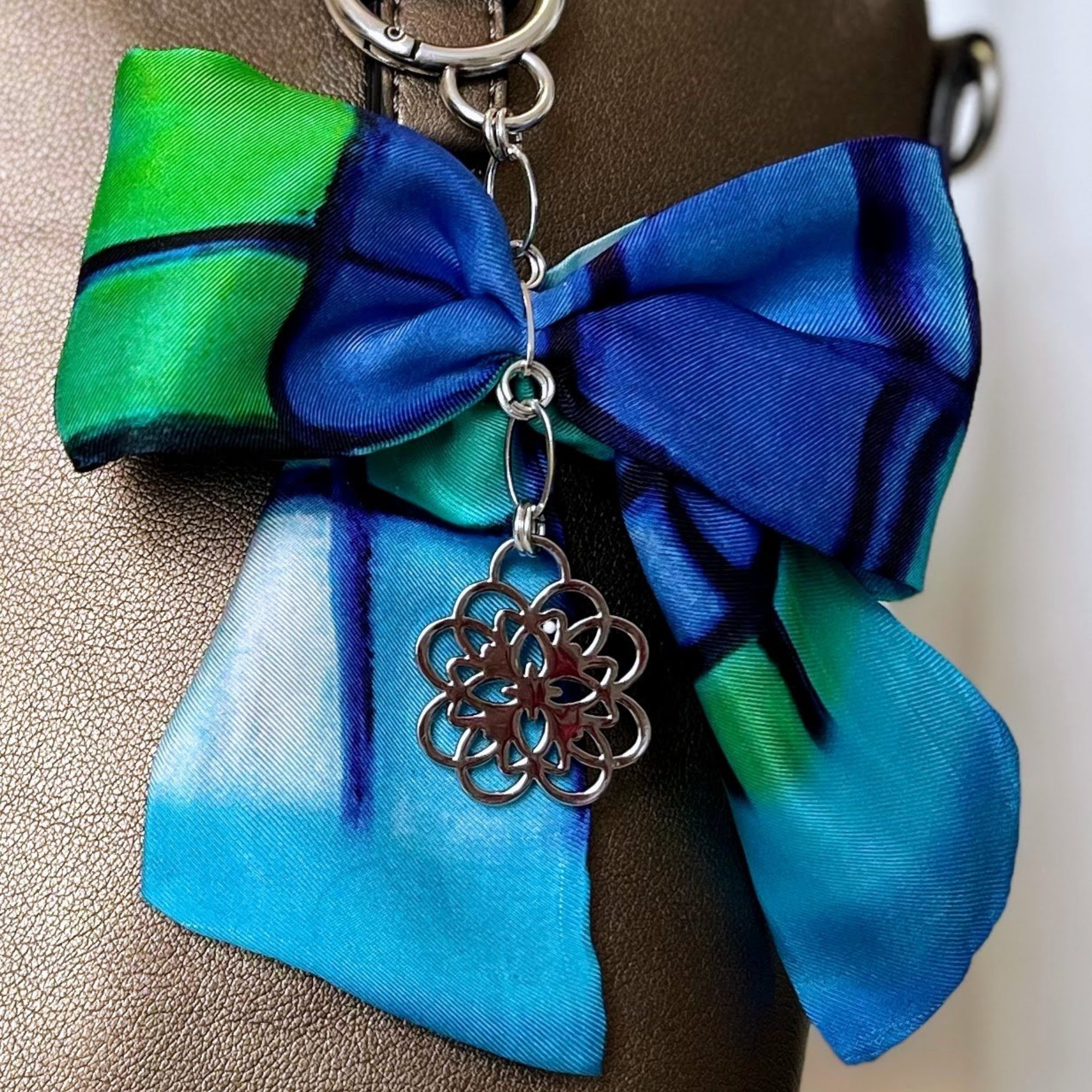 Llavero Mini Anagrama Plateado