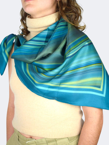 Pañuelo de Seda Carré Marble 70