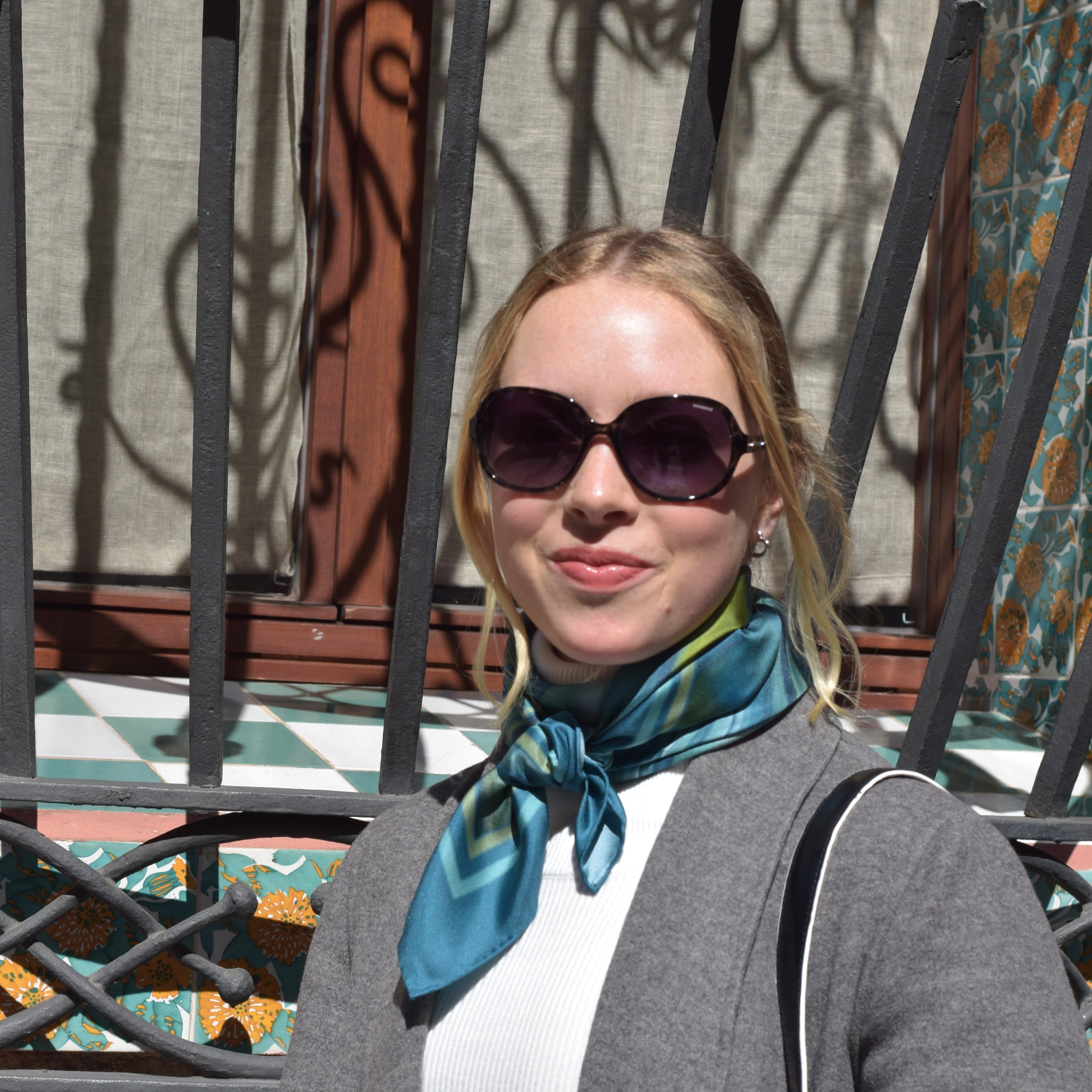 Pañuelo de Seda Carré Marble 70