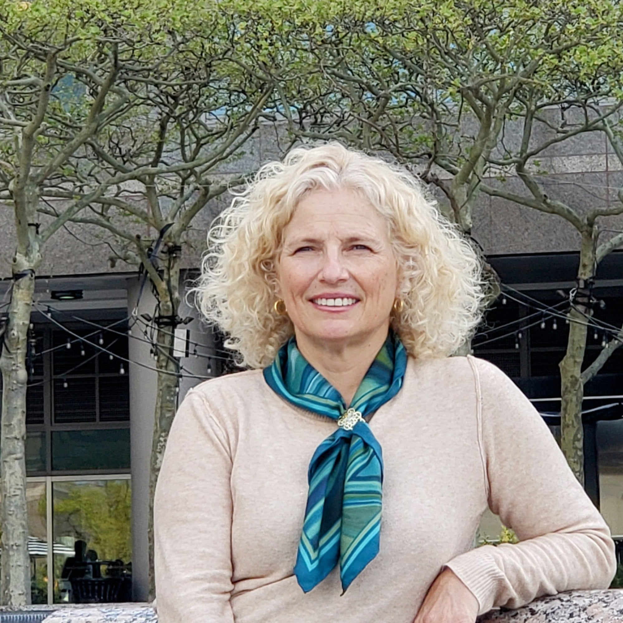 Pañuelo de Seda Carré Marble 70