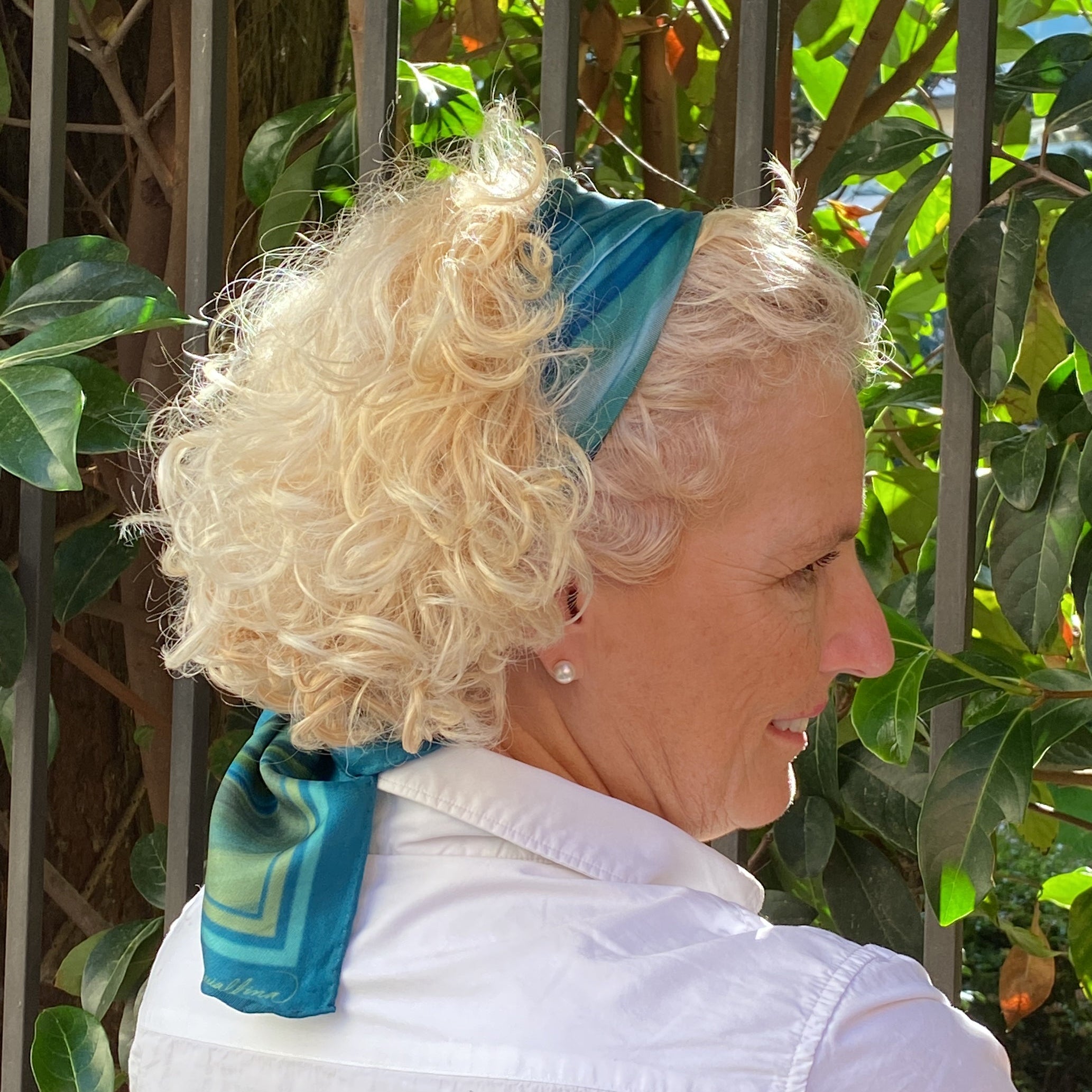 Pañuelo de Seda Carré Marble 70