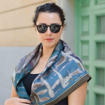 Hivern Silk Scarf 70 cm