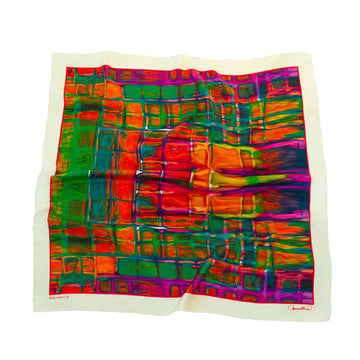 Abstract Silk Scarf Modernism 90