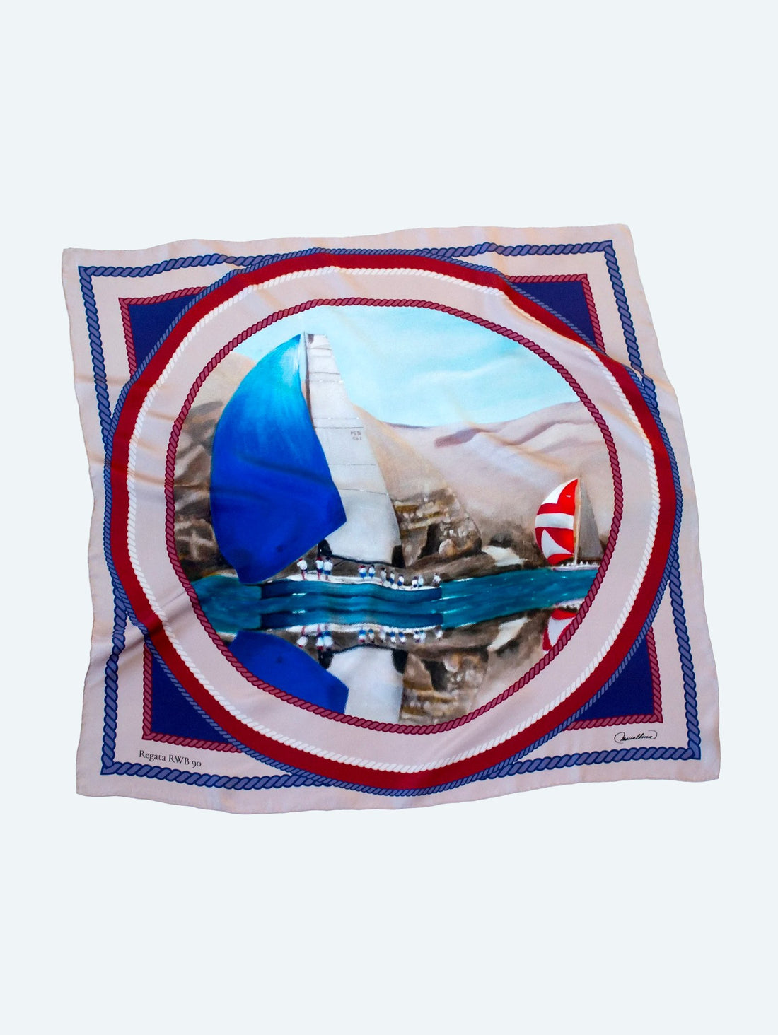 Carré de Seda Regatta: Elegancia Náutica Inspirada en la Regata de Lima