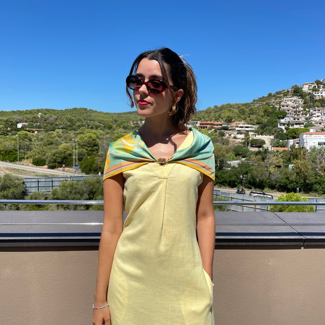 Pañuelo de seda “Solaris”