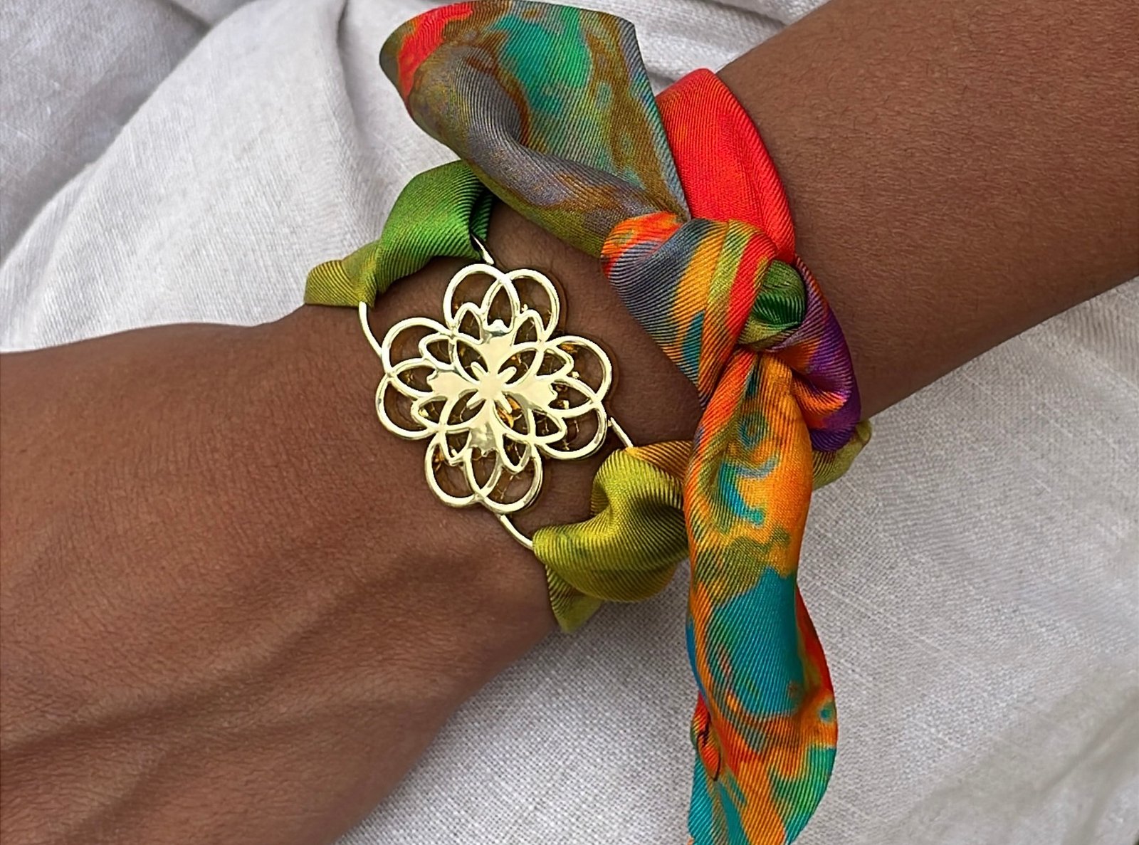 Citrus Twilly de Seda Peru