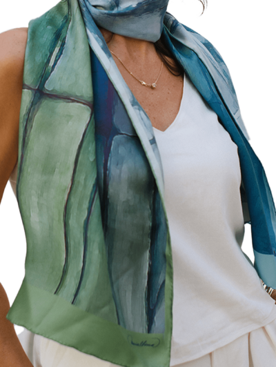 sitges 160 cheli Pañuelo Largo de Seda Sitges 160 - Image 1