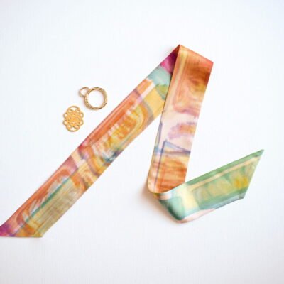 Modernismo Slim Silk Twilly