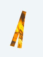 Arcos Slim Silk Scarf – Bold Barcelona Elegance in a Mini Masterpiece