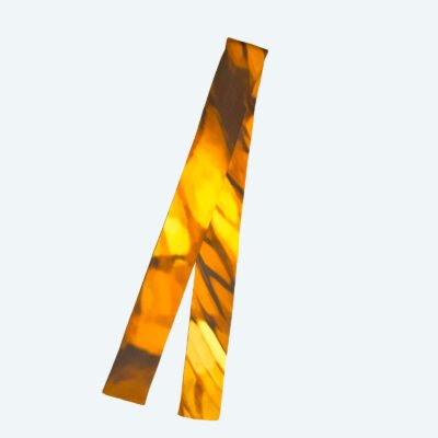 Arcos Slim Silk Scarf – Bold Barcelona Elegance in a Mini Masterpiece