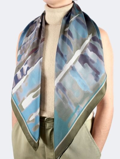 MARIALBINA WEB18 Pañuelo de Seda Hivern 90 - Image 1