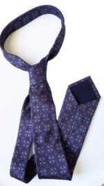 Corbata de Seda Emblema Azul - Image 2