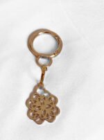Golden Mini Anagrama Key Chain