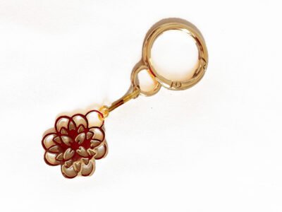 llavero anagrama chico dorado Llavero Mini Anagrama Dorado - Image 1
